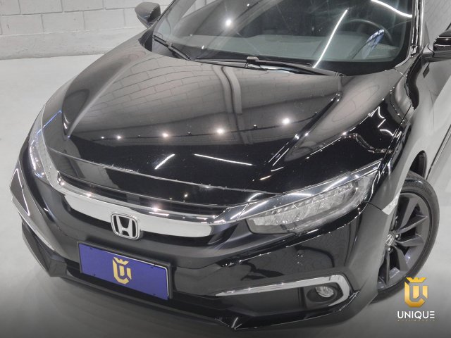 Honda Civic 2.0 16V FLEXONE EXL 4P CVT 2021 preto à venda na Unique Automóveis em Indaiatuba — foto 3