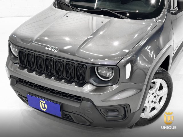 Jeep Renegade 1.3 T270 TURBO FLEX SPORT AT6 2022 cinza à venda na Unique Automóveis em Indaiatuba — foto 3