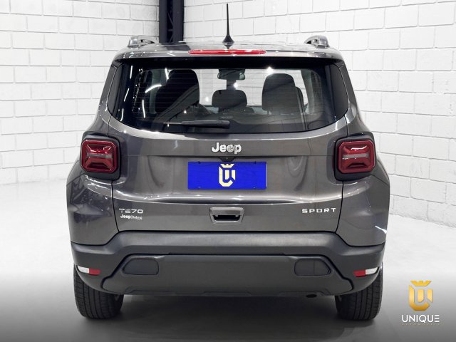 Jeep Renegade 1.3 T270 TURBO FLEX SPORT AT6 2022 cinza à venda na Unique Automóveis em Indaiatuba — foto 5