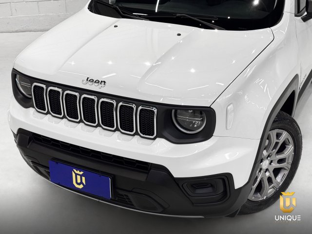 Jeep Renegade 1.3 T270 TURBO FLEX LONGITUDE AT6 2025/2026 branco à venda na Unique Automóveis em Indaiatuba — foto 3