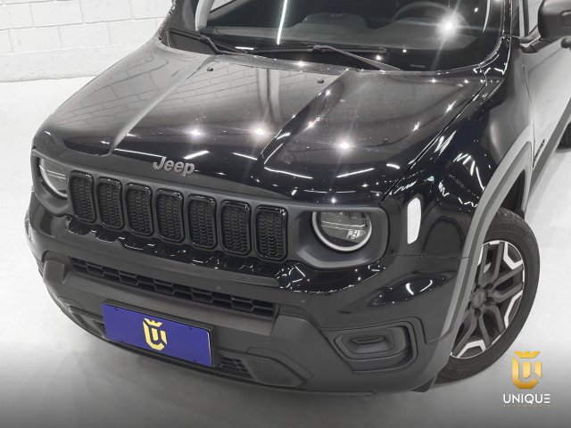 Jeep Renegade 1.3 T270 TURBO FLEX ALTITUDE AT6 2024/2025 preto à venda na Unique Automóveis em Indaiatuba — foto 3