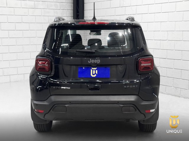 Jeep Renegade 1.3 T270 TURBO FLEX ALTITUDE AT6 2024/2025 preto à venda na Unique Automóveis em Indaiatuba — foto 5