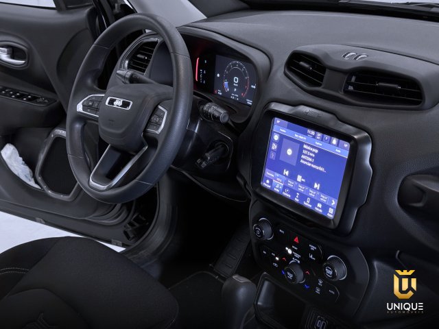 Jeep Renegade 1.3 T270 TURBO FLEX ALTITUDE AT6 2024/2025 preto à venda na Unique Automóveis em Indaiatuba — foto 19