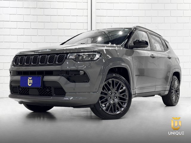 Jeep Compass 1.3 T270 TURBO FLEX S AT6 2022/2023 cinza à venda na Unique Automóveis em Indaiatuba — foto 2