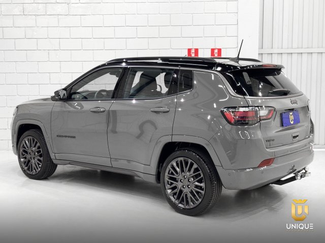 Jeep Compass 1.3 T270 TURBO FLEX S AT6 2022/2023 cinza à venda na Unique Automóveis em Indaiatuba — foto 6