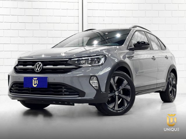 Volkswagen Nivus 1.0 200 TSI TOTAL FLEX HIGHLINE AUTOMÁTICO 2022/2023 cinza à venda na Unique Automóveis em Indaiatuba — foto 2