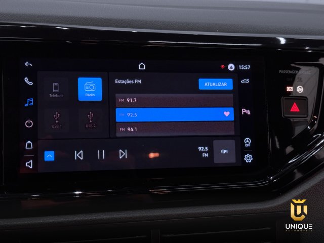 Volkswagen Nivus 1.0 200 TSI TOTAL FLEX HIGHLINE AUTOMÁTICO 2022/2023 cinza à venda na Unique Automóveis em Indaiatuba — foto 12