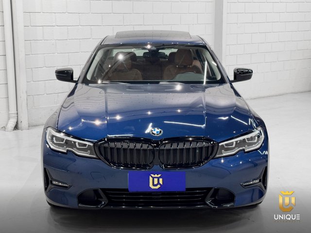 Bmw 320i 2.0 16V TURBO ACTIVE FLEX 4P AUTOMÁTICO 2022 azul à venda na Unique Automóveis em Indaiatuba — foto 4