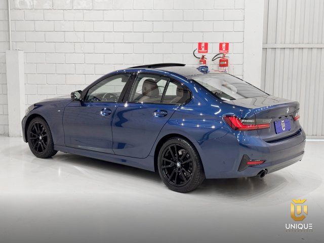 Bmw 320i 2.0 16V TURBO ACTIVE FLEX 4P AUTOMÁTICO 2022 azul à venda na Unique Automóveis em Indaiatuba — foto 6