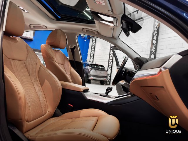 Bmw 320i 2.0 16V TURBO ACTIVE FLEX 4P AUTOMÁTICO 2022 azul à venda na Unique Automóveis em Indaiatuba — foto 15