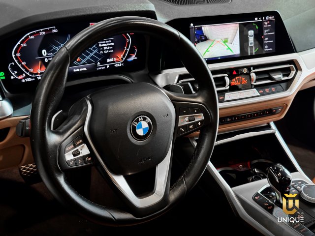 Bmw 320i 2.0 16V TURBO ACTIVE FLEX 4P AUTOMÁTICO 2022 azul à venda na Unique Automóveis em Indaiatuba — foto 18