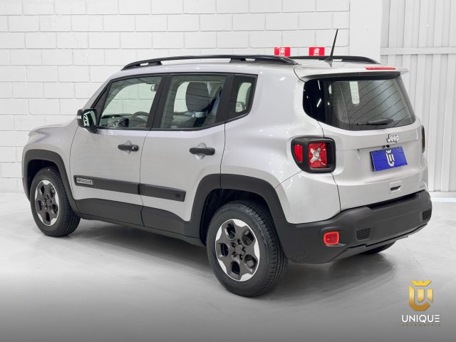Jeep Renegade 1.8 16V FLEX 4P AUTOMATICO 2020 prata à venda na Unique Automóveis em Indaiatuba — foto 6