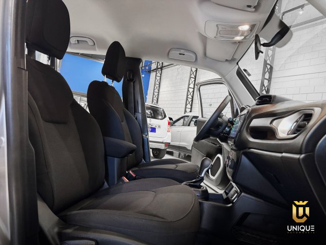 Jeep Renegade 1.8 16V FLEX 4P AUTOMATICO 2020 prata à venda na Unique Automóveis em Indaiatuba — foto 18