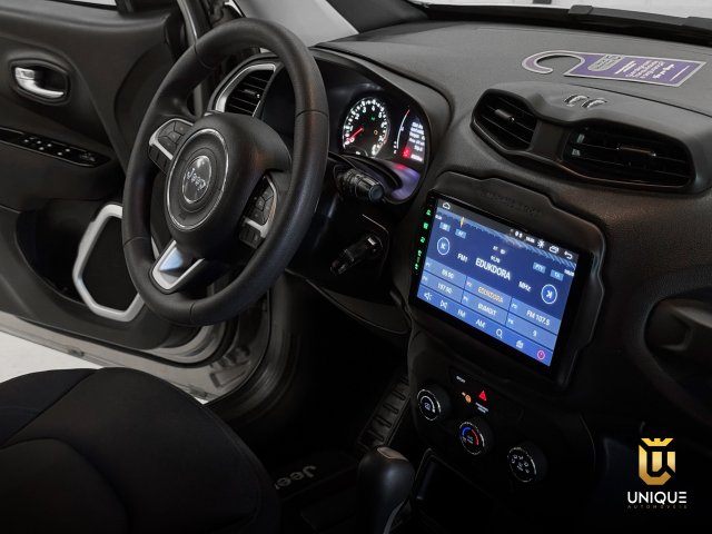 Jeep Renegade 1.8 16V FLEX 4P AUTOMATICO 2020 prata à venda na Unique Automóveis em Indaiatuba — foto 19