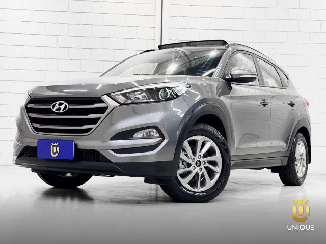 Hyundai Tucson 2.0 MPFI GLS 16V 143CV 2WD FLEX 4P AUTOMÁTICO 2018/2019 cinza à venda na Unique Automóveis em Indaiatuba — foto 2