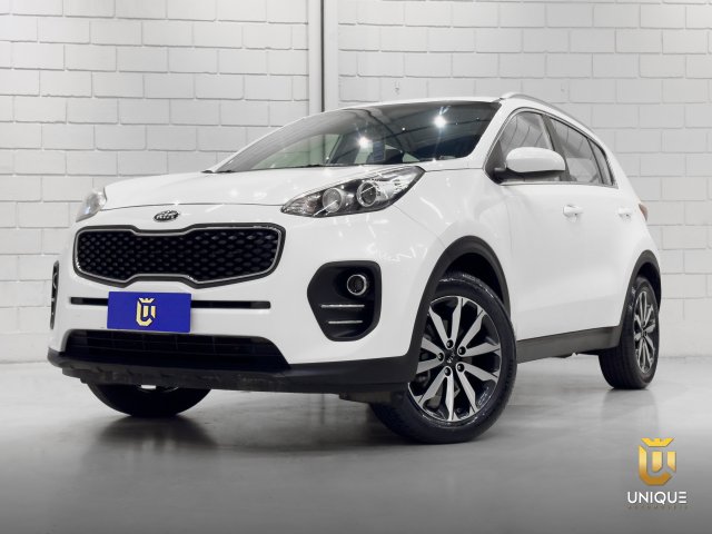 Kia Sportage 2.0 LX 4X2 16V FLEX 4P AUTOMÁTICO 2017/2018 branco à venda na Unique Automóveis em Indaiatuba — foto 2