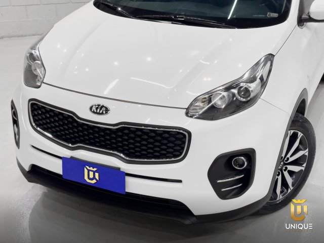 Kia Sportage 2.0 LX 4X2 16V FLEX 4P AUTOMÁTICO 2017/2018 branco à venda na Unique Automóveis em Indaiatuba — foto 3