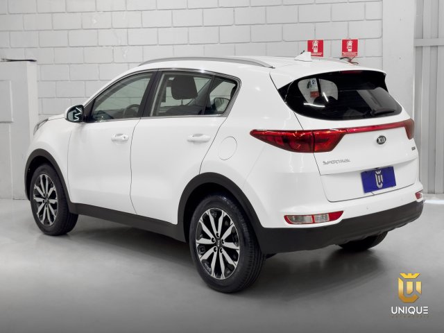 Kia Sportage 2.0 LX 4X2 16V FLEX 4P AUTOMÁTICO 2017/2018 branco à venda na Unique Automóveis em Indaiatuba — foto 9