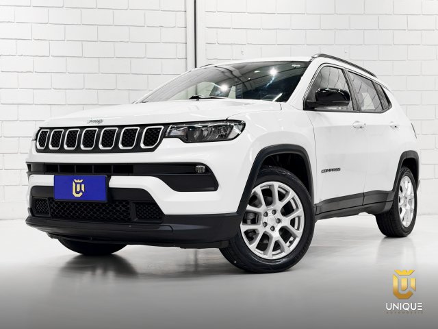 Jeep Compass 1.3 T270 TURBO FLEX SPORT AT6 2024 branco à venda na Unique Automóveis em Indaiatuba — foto 2