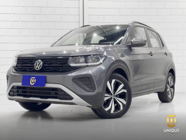 Volkswagen T-cross 1.0 200 TSI TOTAL FLEX AUTOMÁTICO 2024/2025 cinza à venda na Unique Automóveis em Indaiatuba — foto 2