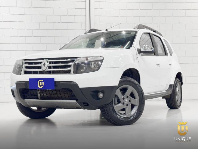 Renault Duster 2.0 DYNAMIQUE 4X4 16V FLEX 4P MANUAL 2014/2015 branco à venda na Unique Automóveis em Indaiatuba — foto 2