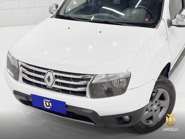Renault Duster 2.0 DYNAMIQUE 4X4 16V FLEX 4P MANUAL 2014/2015 branco à venda na Unique Automóveis em Indaiatuba — foto 3