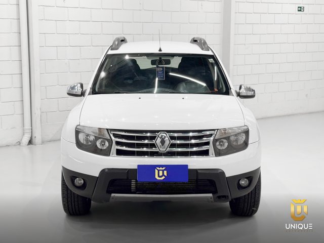 Renault Duster 2.0 DYNAMIQUE 4X4 16V FLEX 4P MANUAL 2014/2015 branco à venda na Unique Automóveis em Indaiatuba — foto 4