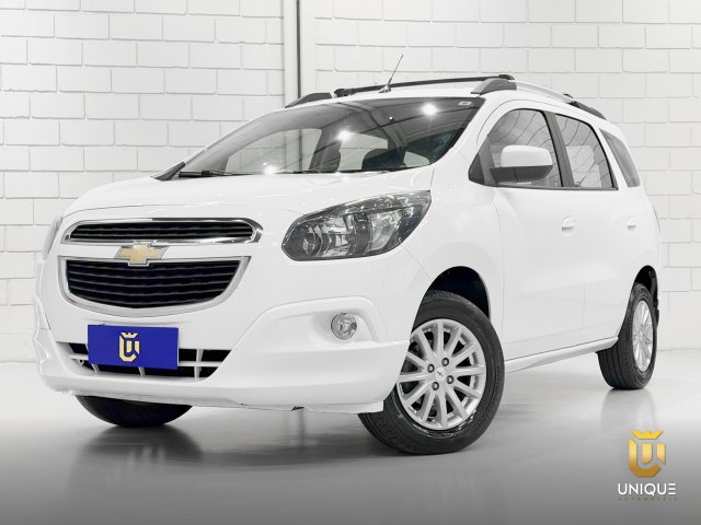 Chevrolet Spin 1.8 LT 8V FLEX 4P AUTOMÁTICO 2015/2016 branco à venda na Unique Automóveis em Indaiatuba — foto 2
