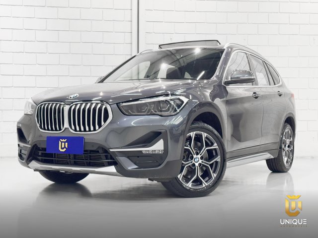 Bmw X1 2.0 16V TURBO ACTIVEFLEX SDRIVE20I GP 4P AUTOMÁTICO 2021/2022 cinza à venda na Unique Automóveis em Indaiatuba — foto 2