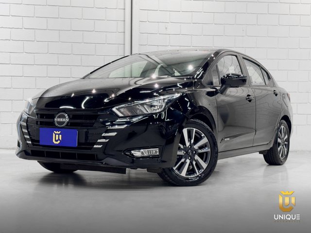 Nissan Versa 1.6 16V FLEX ADVANCE XTRONIC 2023/2024 preto à venda na Unique Automóveis em Indaiatuba — foto 2