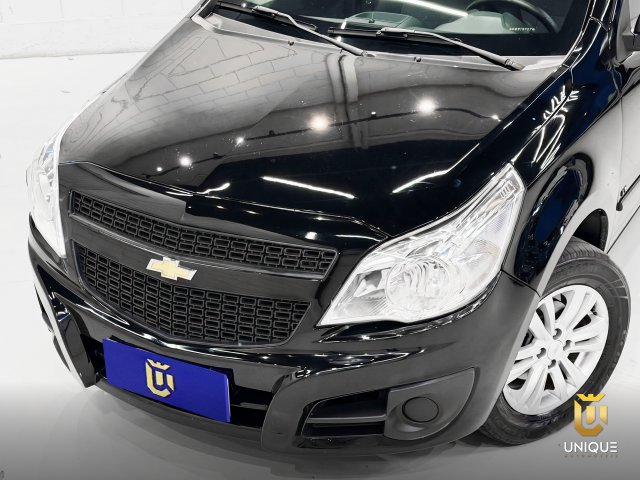 Chevrolet Montana 1.4 MPFI LS CS 8V FLEX 2P MANUAL 2011/2012 preto à venda na Unique Automóveis em Indaiatuba — foto 3