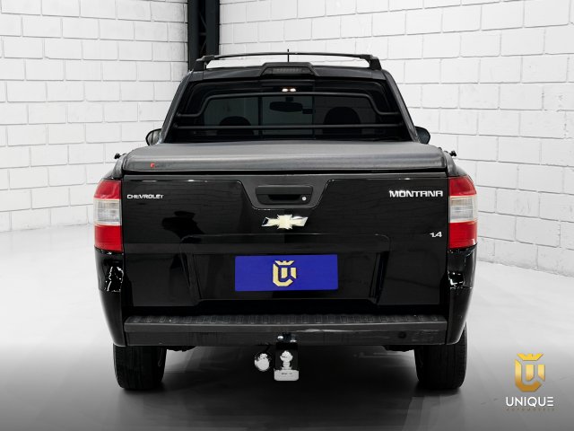 Chevrolet Montana 1.4 MPFI LS CS 8V FLEX 2P MANUAL 2011/2012 preto à venda na Unique Automóveis em Indaiatuba — foto 5