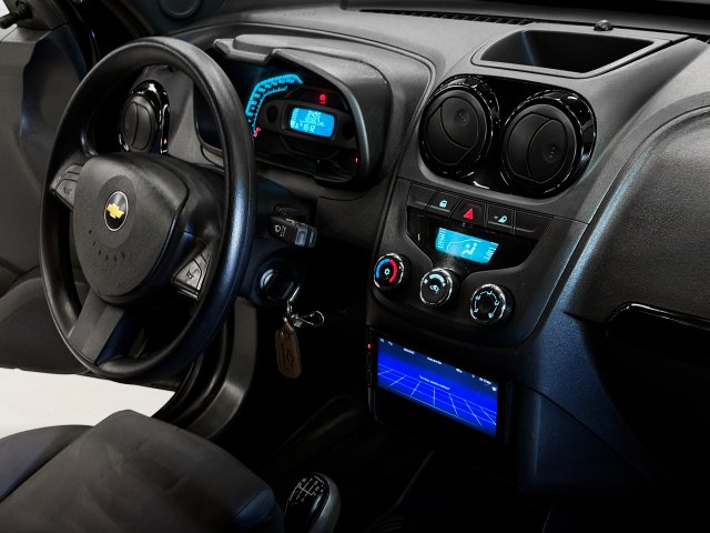 Chevrolet Montana 1.4 MPFI LS CS 8V FLEX 2P MANUAL 2011/2012 preto à venda na Unique Automóveis em Indaiatuba — foto 11