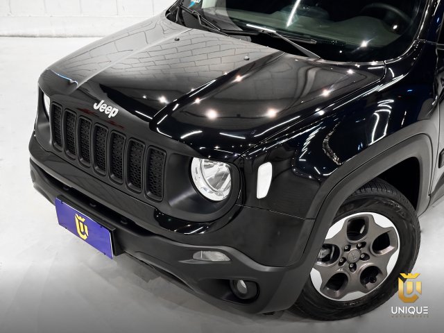 Jeep Renegade 1.8 16V FLEX 4P AUTOMATICO 2019/2020 preto à venda na Unique Automóveis em Indaiatuba — foto 4