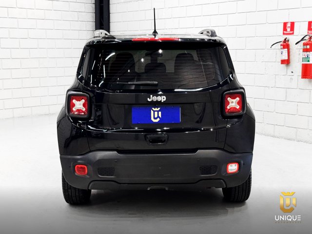 Jeep Renegade 1.8 16V FLEX 4P AUTOMATICO 2019/2020 preto à venda na Unique Automóveis em Indaiatuba — foto 18