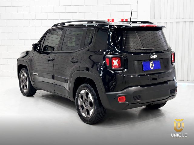 Jeep Renegade 1.8 16V FLEX 4P AUTOMATICO 2019/2020 preto à venda na Unique Automóveis em Indaiatuba — foto 19