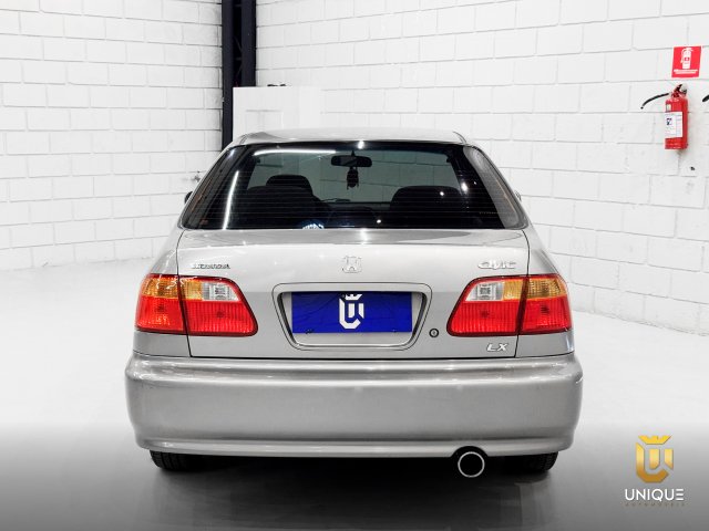 Honda Civic 1.6 LX 16V GASOLINA 4P AUTOMÁTICO 2000 cinza à venda na Unique Automóveis em Indaiatuba — foto 9