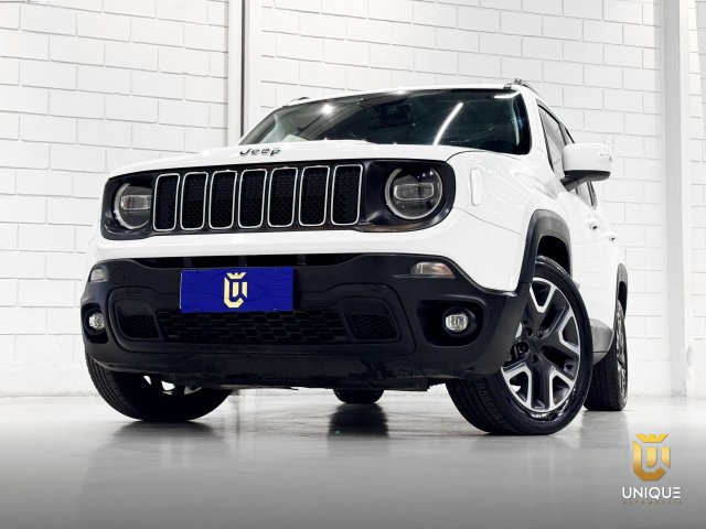 Jeep Renegade 1.8 16V FLEX LONGITUDE 4P AUTOMÁTICO 2019/2020 branco à venda na Unique Automóveis em Indaiatuba — foto 2