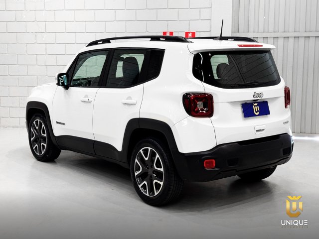 Jeep Renegade 1.8 16V FLEX LONGITUDE 4P AUTOMÁTICO 2019/2020 branco à venda na Unique Automóveis em Indaiatuba — foto 9