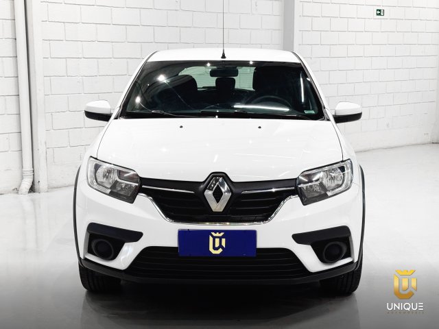 Renault Sandero 1.6 16V SCE FLEX ZEN X-TRONIC 2019/2020 branco à venda na Unique Automóveis em Indaiatuba — foto 8