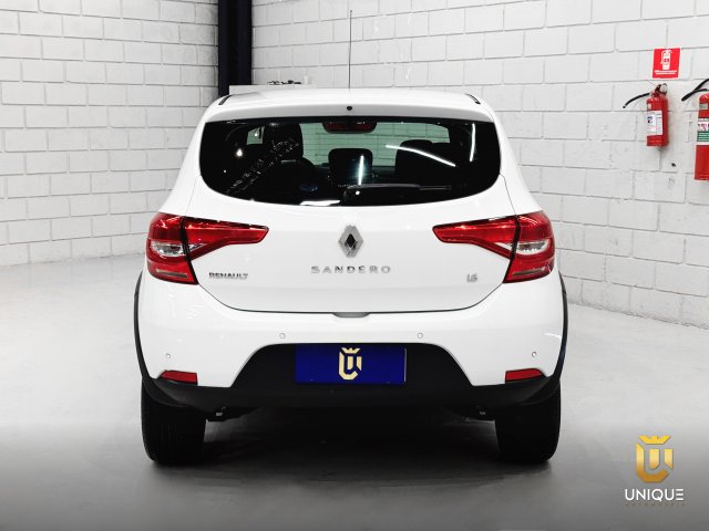 Renault Sandero 1.6 16V SCE FLEX ZEN X-TRONIC 2019/2020 branco à venda na Unique Automóveis em Indaiatuba — foto 9