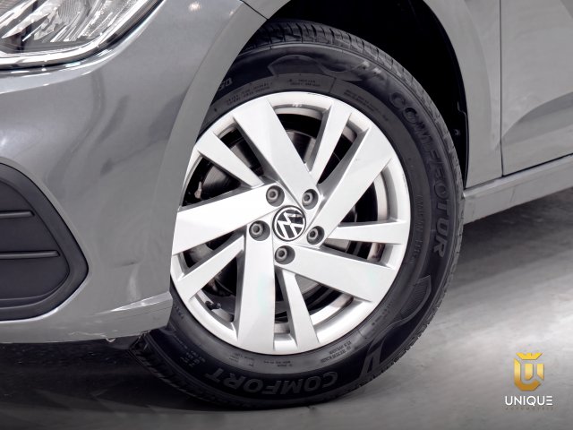 Volkswagen Polo 1.0 170 TSI COMFORTLINE AUTOMÁTICO 2023/2024 cinza à venda na Unique Automóveis em Indaiatuba — foto 4