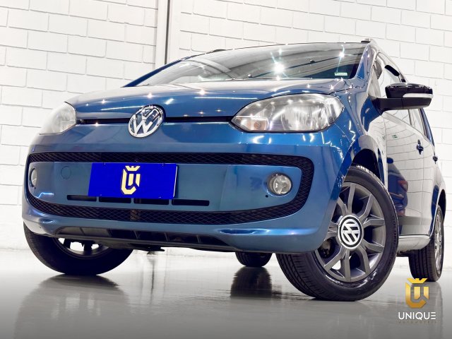 Volkswagen Up 1.0 MPI RUN UP 12V FLEX 4P MANUAL 2016/2017 azul à venda na Unique Automóveis em Indaiatuba — foto 4