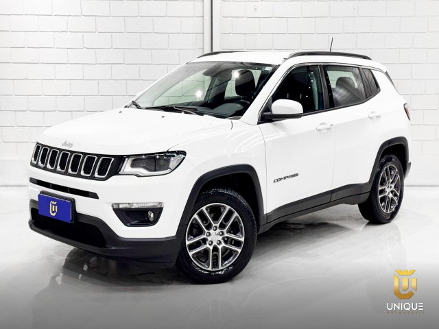 Jeep Compass 2.0 16V FLEX SPORT AUTOMÁTICO 2019/2020 branco à venda na Unique Automóveis em Indaiatuba — foto 7