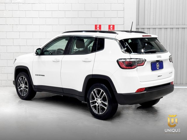 Jeep Compass 2.0 16V FLEX SPORT AUTOMÁTICO 2019/2020 branco à venda na Unique Automóveis em Indaiatuba — foto 15