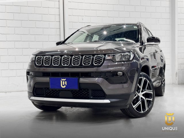 Jeep Compass 1.3 T270 TURBO FLEX LIMITED AT6 2024/2025 cinza à venda na Unique Automóveis em Indaiatuba — foto 2