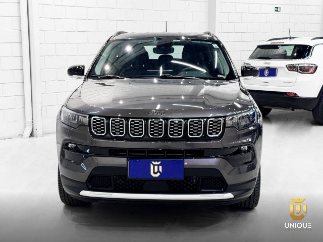 Jeep Compass 1.3 T270 TURBO FLEX LIMITED AT6 2024/2025 cinza à venda na Unique Automóveis em Indaiatuba — foto 7