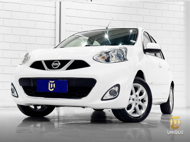 Nissan March 1.0 SV 12V FLEX 4P MANUAL 2014/2015 branco à venda na Unique Automóveis em Indaiatuba — foto 2
