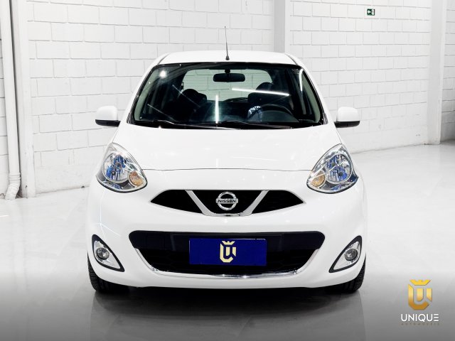 Nissan March 1.0 SV 12V FLEX 4P MANUAL 2014/2015 branco à venda na Unique Automóveis em Indaiatuba — foto 7