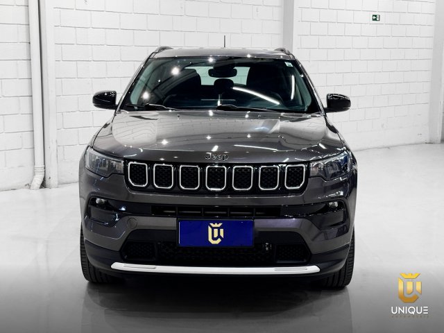 Jeep Compass 1.3 T270 TURBO FLEX LONGITUDE AT6 2023 cinza à venda na Unique Automóveis em Indaiatuba — foto 6
